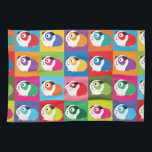 Pop Art Guinea Pigs Tea Towel<br><div class="desc">Cute guinea pigs in pop-art style.</div>