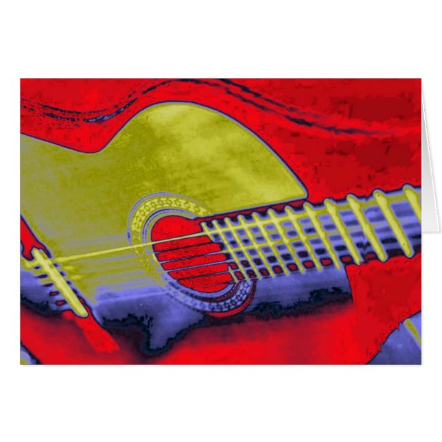 Pop Art Guitar (Front Horizontal)