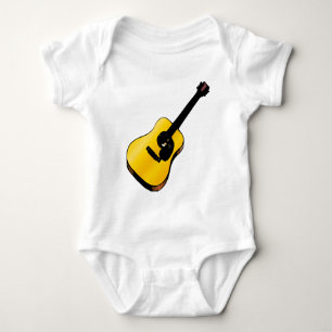 Pop Art Guitar Baby Bodysuit