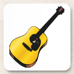 Pop Art Guitar Coaster