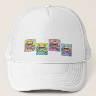 Pop Art HAMBURGER HAT - SPORTS CAP