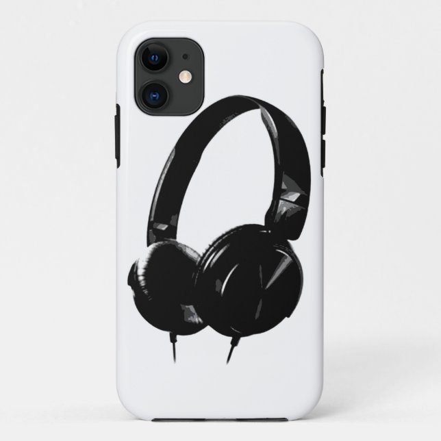 Pop Art Headphone Case-Mate iPhone Case (Back)