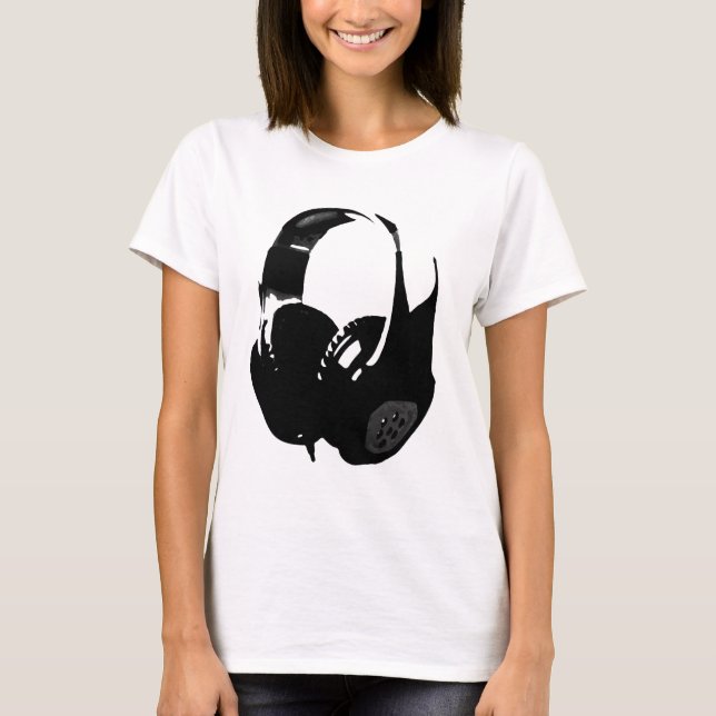Pop Art Headphone T-Shirt (Front)