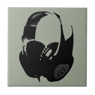 Pop Art Headphone Tile