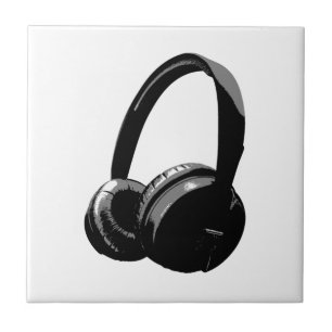 Pop Art Headphone Tile