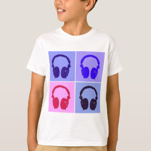 Pop Art Headphones T-Shirt