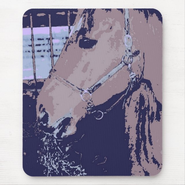 Pop Art Horse Mouse Mat (Front)