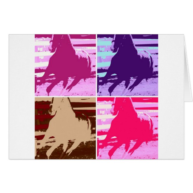 Pop Art Horses (Front Horizontal)
