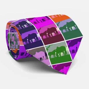 Pop Art Horses Tie