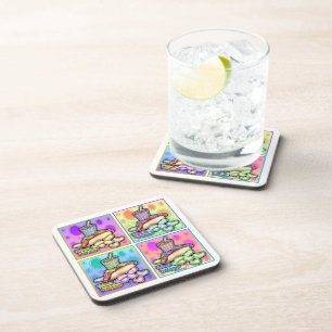 POP ART HOT DOGS COASTER