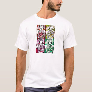 Pop Art Human Anatomy by Katie Pfeiffer T-Shirt