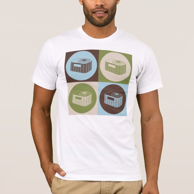 Pop Art HVAC T-Shirt (Front)