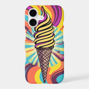 Pop Art Ice Cream Cone Psychedelic 