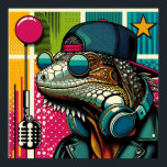 POP ART IGUANA  POSTER<br><div class="desc">POP ART IGUANA</div>