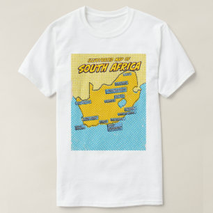 Pop Art Illustrated South Africa T-Shirt