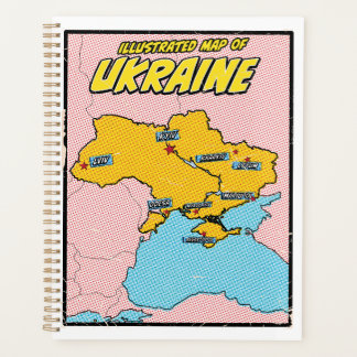 Pop Art Illustrated Ukraine Planner