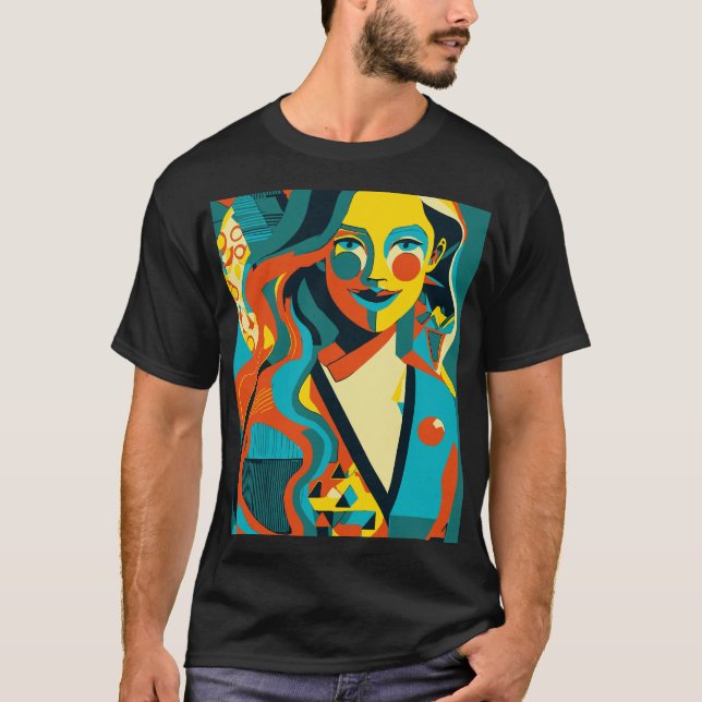 Pop art illustration T-Shirt (Front)