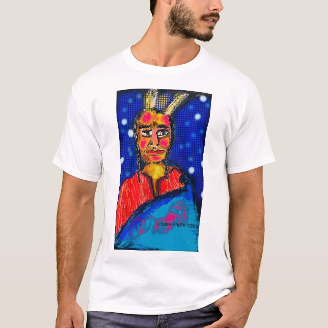 Pop art Indian #1 T-Shirt (Front)