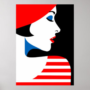 Pop Art Inspired Fashion Woman 11 Poster