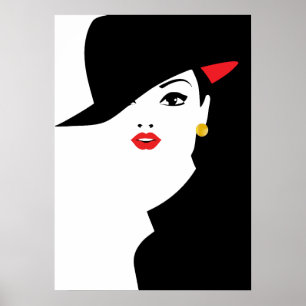 Pop Art Inspired Fashion Woman 3 Poster