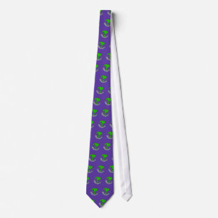 Pop Art Interrobang (Blurple) Tie