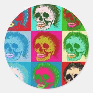 POP ART is dead! Classic Round Sticker