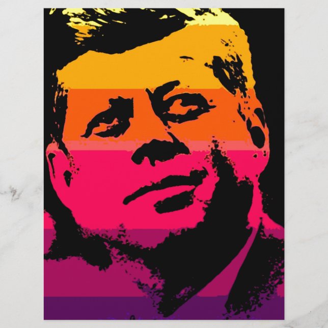 Pop Art Jack JFK John F. Kennedy (Front)