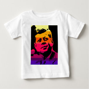 Pop Art Jack JFK John F. Kennedy Baby T-Shirt