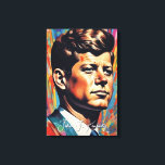Pop Art Jack JFK John F. Kennedy Canvas Print<br><div class="desc">Is collecting postcards a passion for you? Or is this something very old-fashioned? Not so for postcard lovers. It's an indispensable habit. In what other way is it possible to leave a memory that is entirely your own that your loved ones can touch?</div>