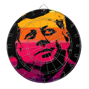 Pop Art Jack JFK John F. Kennedy Dartboard