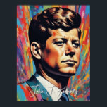 Pop Art Jack JFK John F. Kennedy Poster<br><div class="desc">Is collecting postcards a passion for you? Or is this something very old-fashioned? Not so for postcard lovers. It's an indispensable habit. In what other way is it possible to leave a memory that is entirely your own that your loved ones can touch?</div>