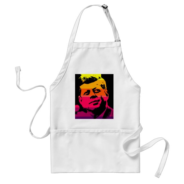Pop Art Jack JFK John F. Kennedy Standard Apron (Front)