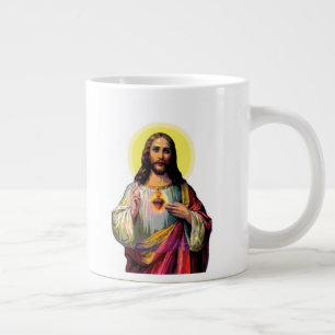 Pop Art Jesus Christus   Large Coffee Mug