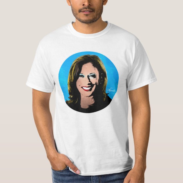 POP ART KAMALA HARRIS PORTRAIT T-Shirt (Front)