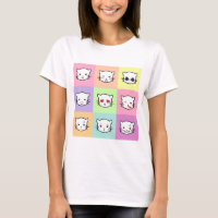 Pop Art Kawaii Cat Emoji