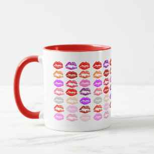 Pop Art Kisses- Beverage Mug