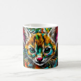 Pop Art Kitten Coffee Mug