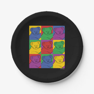 Pop Art Koala Paper Plate