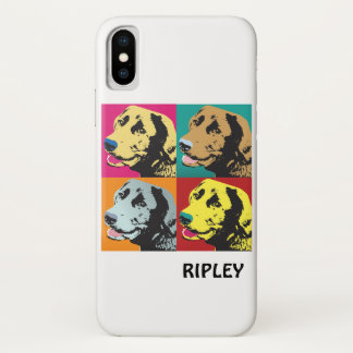 Pop Art Labrador Retriever iPhone X Case