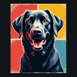 Pop Art Labrador Retriever Portrait : Warhol Style Poster<br><div class="desc">This vibrant piece, titled "Pop Art Labrador Retriever, " tells a story of modern art's playful side, reinterpreting the iconic style of Andy Warhol for the modern pet lover. It captures the essence of a beloved Labrador's cheerful personality through a bold and graphic lens. The dog, with its happy, direct...</div>