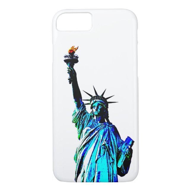 Pop Art Lady Liberty iPhone 7 Case (Back)