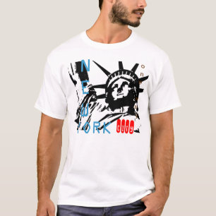 Pop Art Lady Liberty T-Shirt