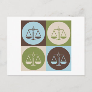 Pop Art Law Postcard