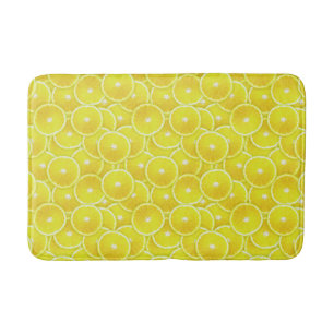 Pop Art Lemon Slices Bath Mat