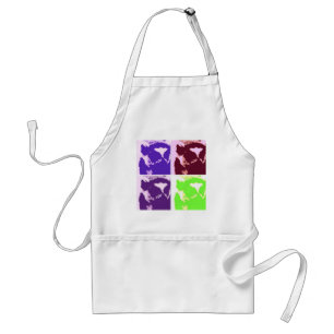 Pop Art Lemurs Standard Apron