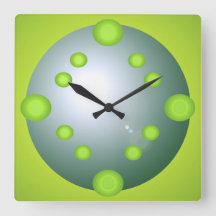 Pop Art Lime Suns Aqua 3D Designer Decor Gifts