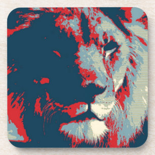 Pop Art Lion Coaster