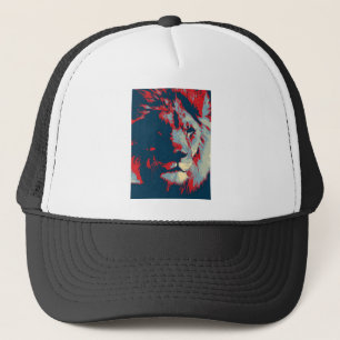 Pop Art Lion Trucker Hat