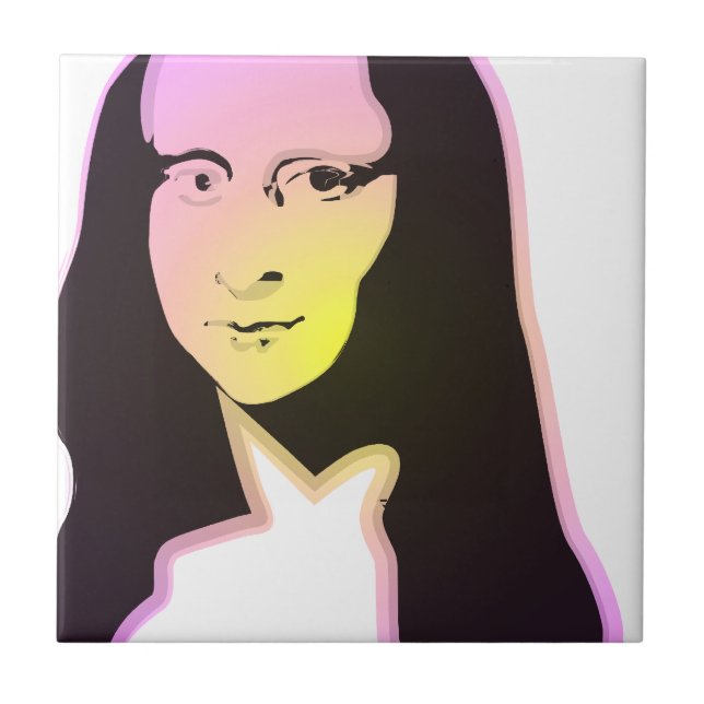 Pop Art Lisa Tile (Front)