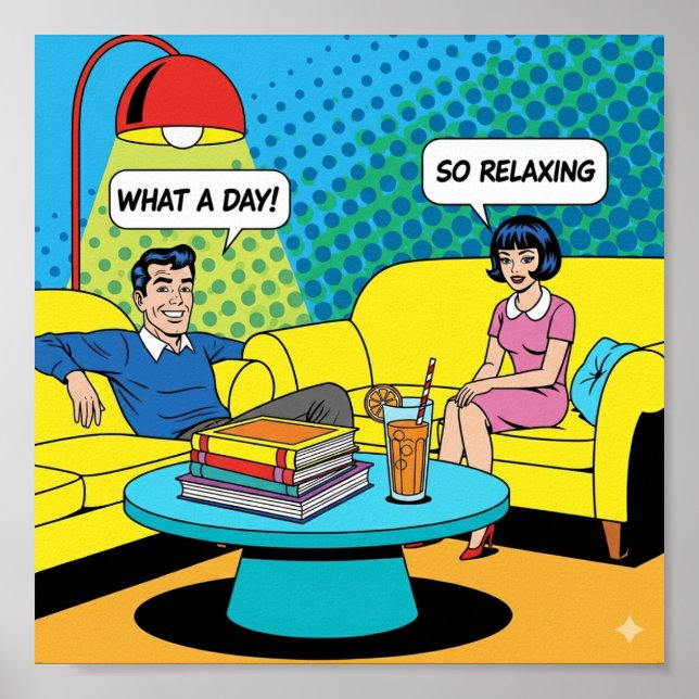 Pop Art Lounge Poster (Front)